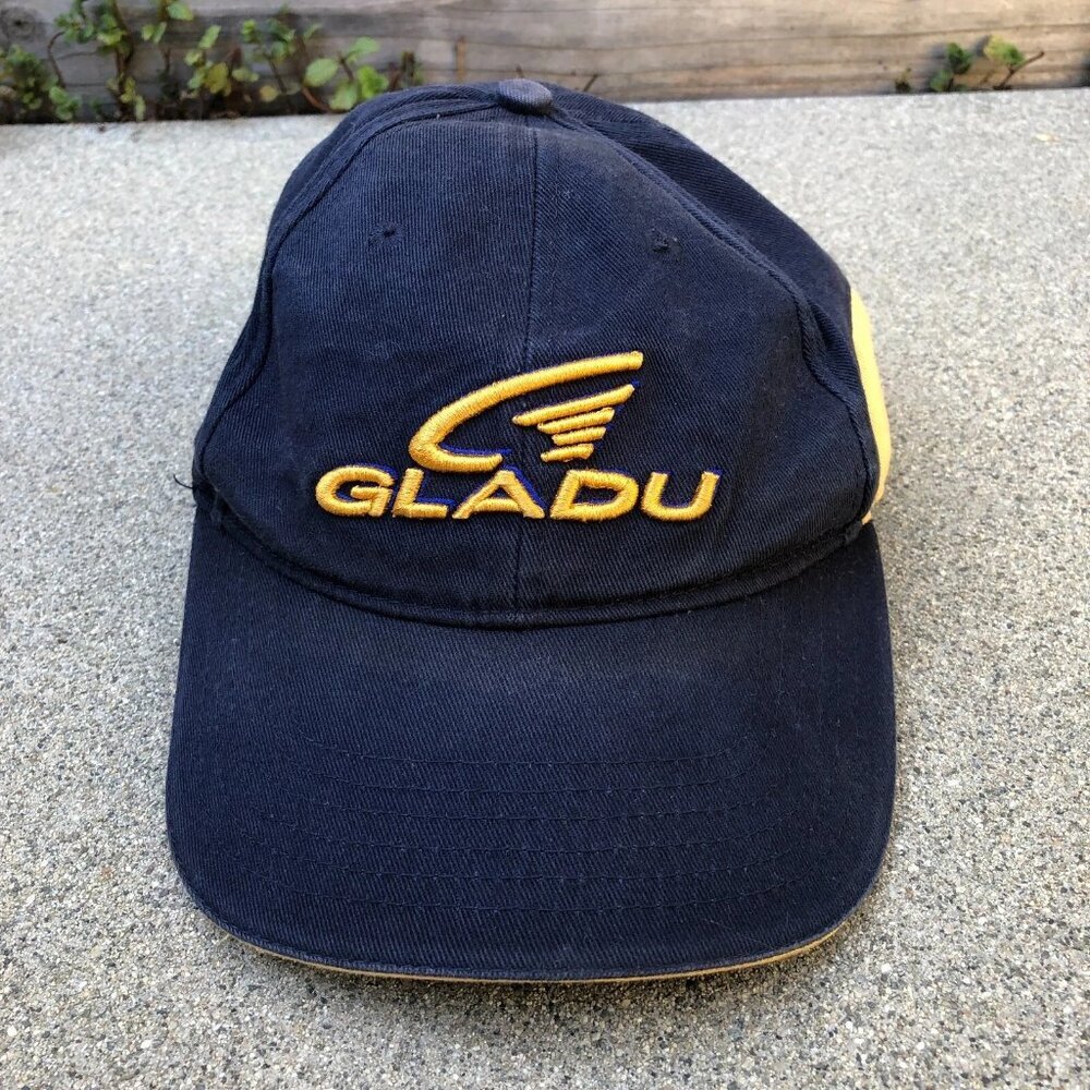 Vintage FERSTEN GLADU Baseball Hat Men's USA Canada Cap Embroidered Blue​